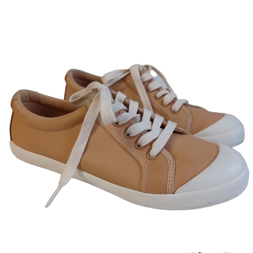 Tommy Bahama Sneaker Tan Leather Lace Up Womens‎ US 6
